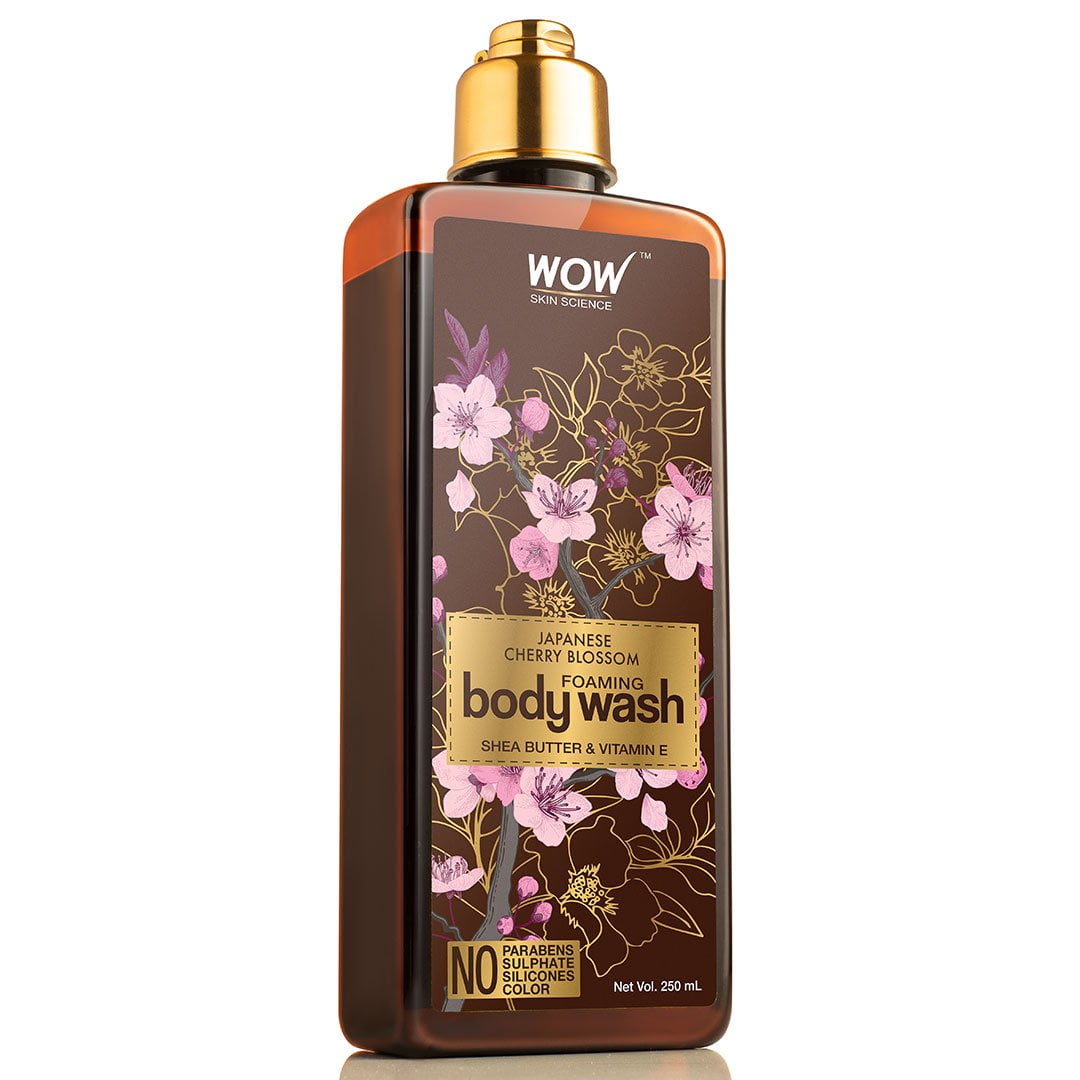 WOW Skin Science Japanese Cherry Blossom Foaming Body Wash 250 ml