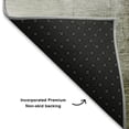 thumbnail image 5 of Addison Rugs Mayfield Premium Machine Washable Transitional Abstract Green Rectangle Rug, 5' X 7'6" Machine Washable Transitional Abstract Green Oversized Sherpa Throw Blanket, 5 of 6