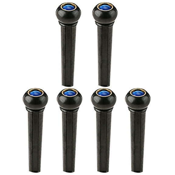 AURARMLET Guitar Bridge Pins 6 Pieces Replacement Pins for Acoustic Guitar Accessories