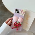 thumbnail image 5 of Kawaii Phone Cases for iPhone 13 Pro Max,Cute Cartoon Tulip Phone Case 3D Funny Purple Tulip Phone Case for Women Girls Soft Silicone Shockproof Cover for iPhone 13 Pro Max, 5 of 14
