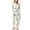 Ivory-Floral, variant on Eternatastic Women's 3 Piece Knit Lounge Set Pajama Long Sleeve Cardigan Sleeveless Top Pants Sweatsuit Pjs Sets