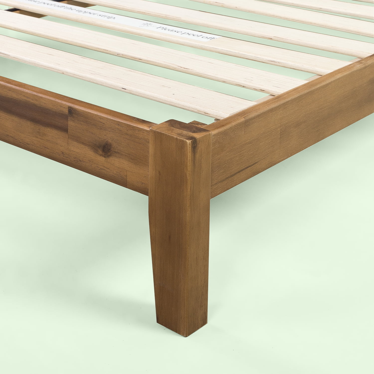Zinus Lucinda 10" Wood Platform Bed Frame, No Box Spring Required, Full
