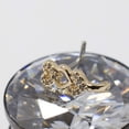 thumbnail image 3 of Surgical Steel Nose Ring Stud 20 Gauge 1/4" L Bend  Tripple Heart Gem, 3 of 8