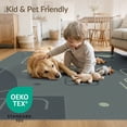 thumbnail image 4 of ODIKA 6'x9' Denim Multi Geometric Design Washable Area Rug Abstract Shapes with Modern Patterns Non-Slip, Easy Care, for Family Room, Living Mater Bedroom, 4 of 7