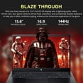 thumbnail image 4 of acer Nitro V15 15.6" FHD 144Hz Gaming Laptop, Intel i7-13620H, 32GB DDR5 RAM, 1TB SSD, NVIDIA GeForce RTX 4060, Backlit Keyboard, Wi-Fi 6, Win 11 Pro, Black, 256GB Docking Station Set, 4 of 8