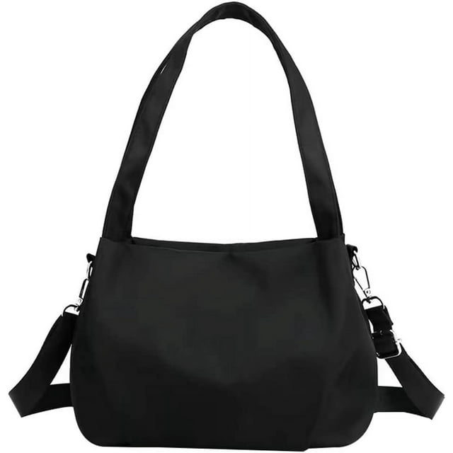 LHSHID Nylon Hobo Bag for Women Shoulder Crossbody Bag Large Totes Lightweight Handbag Purse Top Handle Bag