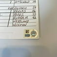 thumbnail image 4 of Derek Jeter Signed Pre Rookie Sep. 18, 1995 Original Yankees Lineup Card MLB, 4 of 6