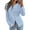 Blue, variant on Women's Fall Blazers Button Down Fitted Lightweight Dressy Work Suit Jackets Trendy Business Casual Outfits