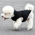 thumbnail image 6 of DOPI Pet Apparel Solid Color Keep Warmth Skin-friendly Pet Dog Vest Coat Outfit for Winter, 6 of 8