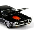 thumbnail image 2 of 1970 Dodge Challenger R/T 440 Black with White Stripes "Barrett-Jackson" Series 15 1/64 Diecast Model Car by Greenlight, 2 of 6