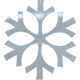thumbnail image 1 of Snowflake Needle - Metal Wall Art, 1 of 2