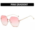 thumbnail image 2 of Brand Design 2025 Fashion New Polygonal Metal Sunglasses Retro Ladies Glasses Classic Trend Luxury Driving Travel Eyewear, 2 of 9