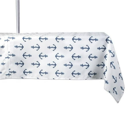 

60 x 120 in. Anchors Print Outdoor Tablecloth With Zipper