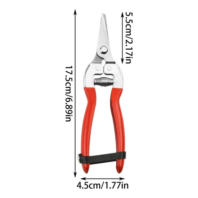 Garden Tool Storage Multifuntional Stainless Steel Garden Pruning Scissors Picking Fruit Cutting Branches Cutting Garden Tools Hardware Household Use Stainless Steel Scissors