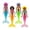 #002, variant on 4 Pcs Colorful Diving Toys Underwater Sinking Pool Toys for Toddlers Kids Girls Ages 3-12, Summer and Spring Fun Bath & Swimming Pool Games, Non-Repeating Styles