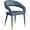 Navy, variant on Meridian Furniture Destiny Off White Cream Vegan Leather Dining Chair