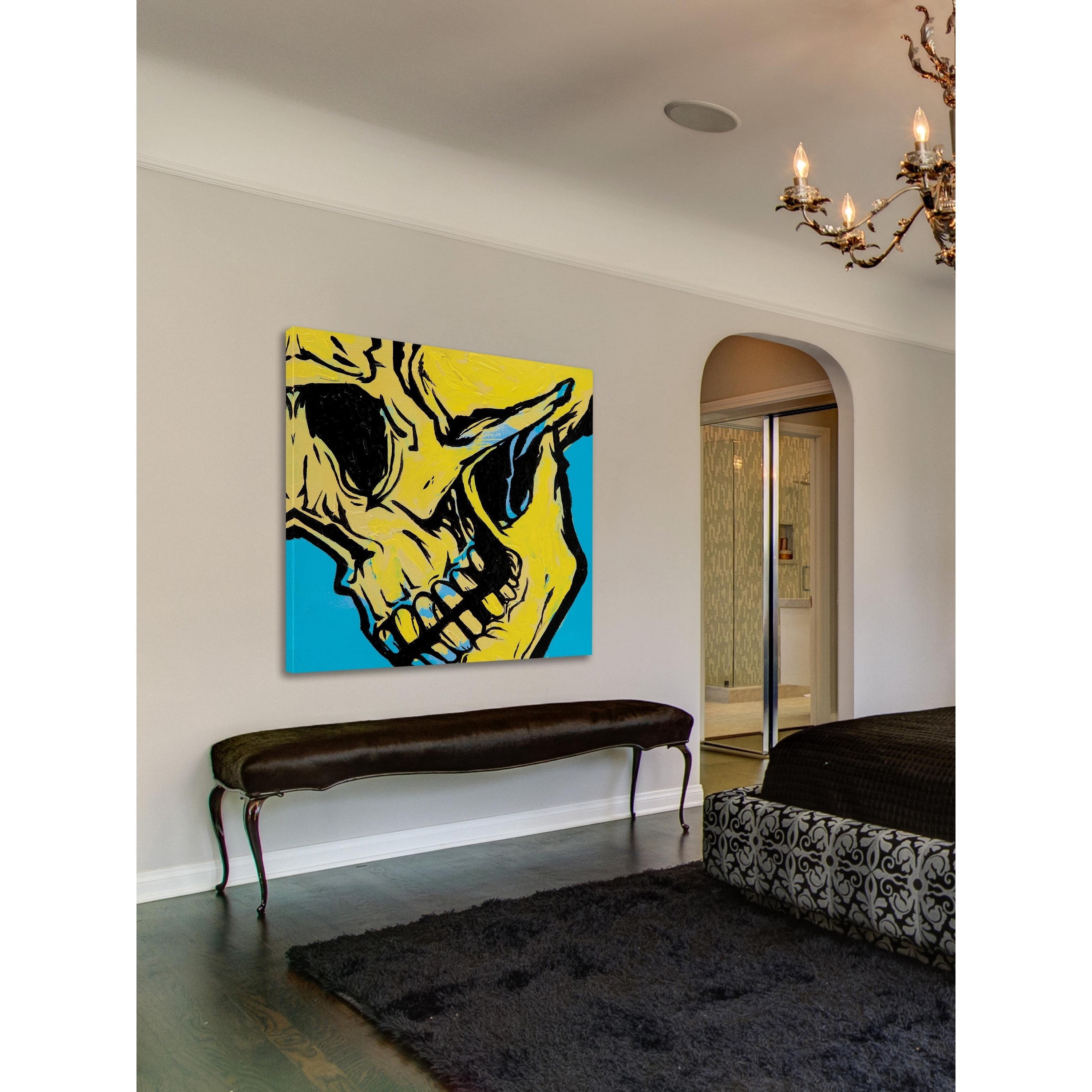 Marmont Hill "Skull 1" Print on Canvas