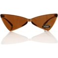 thumbnail image 2 of ORUYROP Lunettes de Soleil Triangle Sans Monture une Pièce Lunettes de Soleil Transparentes Colorées pour Femmes et Menu2026, 2 of 6