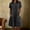 Z01#Black, variant on Womens Dress Solid Color Crewneck Spring Dress Loose Casual Short Sleeve Knee Length Party Dress