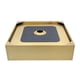 thumbnail image 4 of Ovalin Lavabo Rubinett Cuadrado Acero Inoxidable 304 Color Dorado, 4 of 6