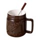 thumbnail image 1 of Taza de fondue de chocolate con tenedor Taza de fondue dulce para queso Caramelo Mantequilla Marrón, 1 of 9
