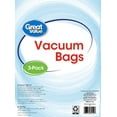 Great Value Hoover Style Y Z Vacuum Bag, 3Pack, 2507