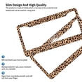 thumbnail image 5 of A Pair Of License Plate Frame Sunscreen Corrosion Resistant Rust 12.3×6.3in With Accessories Suitable For Any Car Animal Leopard Pattern (2), 5 of 8