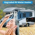 thumbnail image 3 of 3.5 Gallon 24KW RV Tankless Water Heater, 65000 BTU Instant RV Hot Water Heater, 12V Camper Propane with Double Water Outlet & Remote Controller, 3 of 8