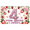4A, variant on Floral Design Birthday Banner Strawberry Theme Number Banner Background for Kids Party Event Decor Celebration