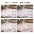 thumbnail image 7 of ODIKA 5'x7' Washable Area Rug Easy Care, Non-Shedding, Pet Friendly, Pink Purple Abstract Petal Scatter Vintage Botanical Scroll for Small Living Room, Bedroom, 7 of 7