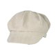 thumbnail image 1 of Gorra de vendedor de periódicos Qarigey Sombrero octogonal Beige, 1 of 6