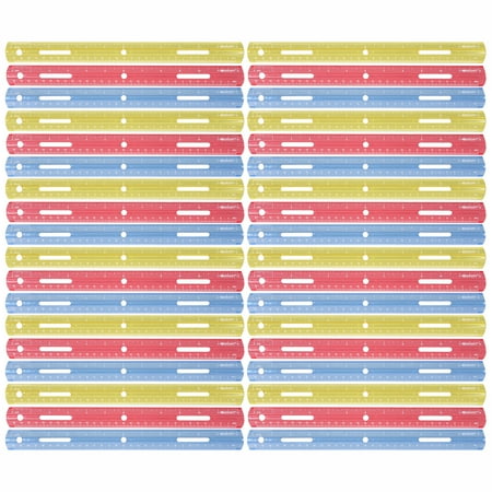 Westcott Plastic Ruler, 12", Pack of 36