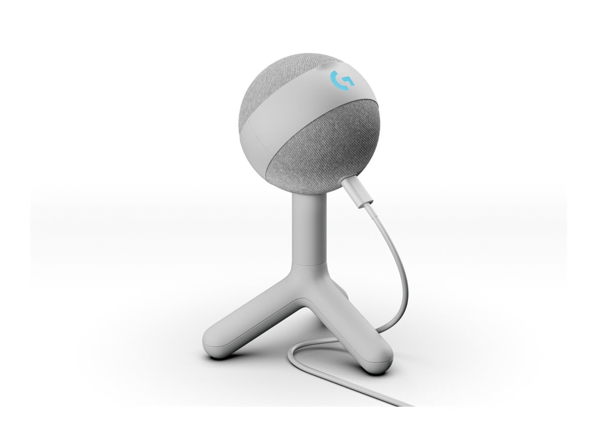 Logitech Yeti Orb Wired Condenser Microphone for Gaming, Live Streaming, Voice, Video, Off White