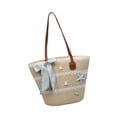 thumbnail image 3 of Bolso tote para mujer, bolso de playa informal y versátil para primavera, para ir al trabajo o para vacaciones en la ciudad. Beige, 3 of 9