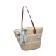 thumbnail image 3 of Bolso tote de mujer, bolso de mano tejido de moda para cumpleaños, para ir al trabajo o a la calle. Beige, 3 of 9