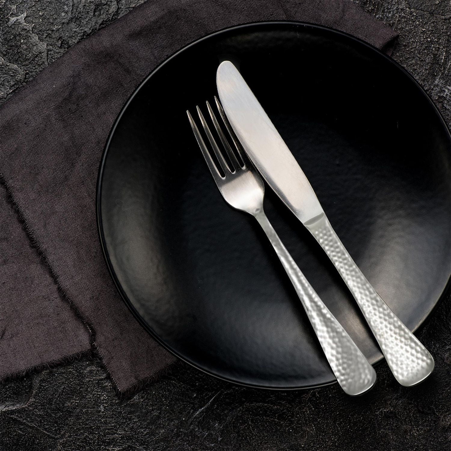 Hampton Forge™ Rochdale Hammered Flatware Set