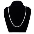 thumbnail image 4 of Collier de Luxe 5mm Argent Chaîne 20 Pouces Mode Pouces Femmes Hommes Chaîne Y9I9, 4 of 6