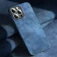 thumbnail image 1 of Luxury Lambskin Leather Phone Case For iPhone 14 13 12 11 Pro Max Mini X XS XR 7 8 Plus SE Retro Solid Color Soft Silicone Cover, 1 of 5