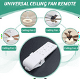 thumbnail image 6 of Universal Ceiling Fan Remote Control Kit 40W 6-Speed Timing Function Replacement for DC Fans & Lights, 6 of 8