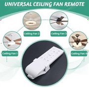 Universal Ceiling Fan Remote Control Kit 40W 6-Speed Timing Function Replacement for DC Fans & Lights