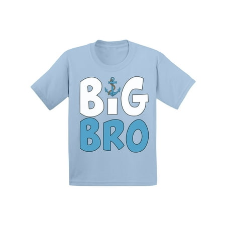Awkward Styles Big Brother Shirt Anchor Shirts Big Brother Marine Shirt Baby Announcement Infant Shirt for Boys Pregnancy Announcement Shirt for Kids Big Bro Infant T-Shirt Anchor Clothes