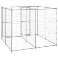 thumbnail image 2 of vidaXL Outdoor Dog Kennel Galvanized Steel 52.1 ft², 2 of 5