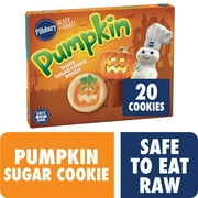 Pillsbury Ready to Bake! Pumpkin Shape Sugar Cookie Dough, 20 Cookies, 9.1 oz
