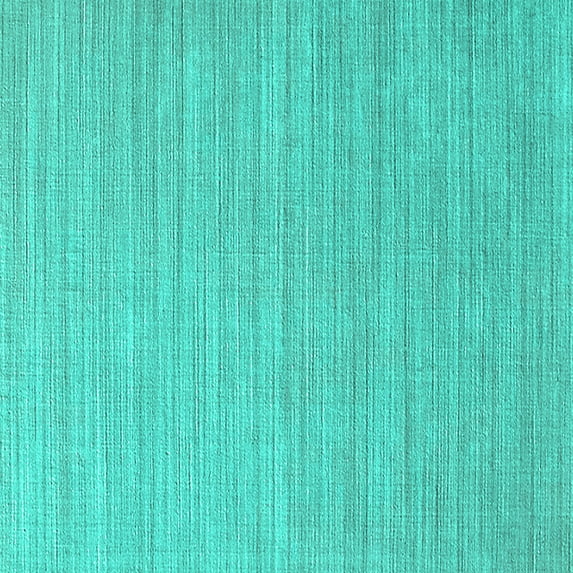 Ahgly Company Indoor Square Oriental Turquoise Blue Industrial Area Rugs, 8' Square