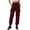 Wine, variant on Bloomae Womens Parachute Cargo Pants with Multi-Pockets Quick Dry Hiking Pants Lightweight Drawstring Elastic High Waist Baggy Joggers