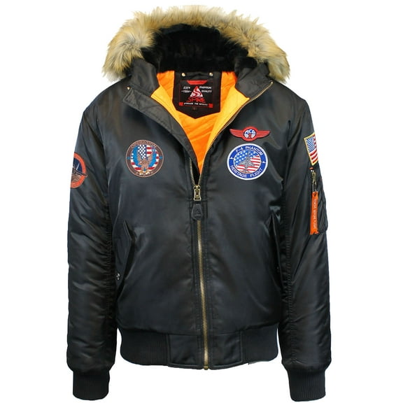 Men's Heavyweight MA-1 Bomber Flight Jacket