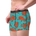 thumbnail image 4 of Balery Fun Octopus Men's Boxer Briefs, Soft and Breathable Cotton Underwear with nylon Waistband-X-Large, 4 of 9
