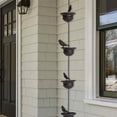 thumbnail image 6 of Giaone Rain Chain for Gutters Outside Rain Catcher Metal Rain Cups for Drainage, 6 of 8