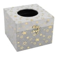 thumbnail image 1 of Caja De Pañuelos Para El Hogar, Diseño De Estrellas, Caja De Pañuelos Cuadrada De Madera, Cubierta, Servilleta, Dispensador De Papel Facial Para Baño De Mesa, 1 of 7