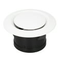 thumbnail image 2 of Évent de Plafond Rond, Évent d'Air Flexible Réglable en ABS pour Bureau 4 Po, 2 of 8
